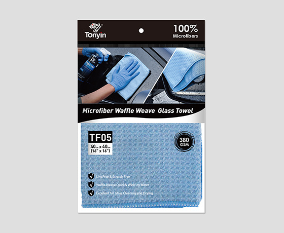 TF05 WAFFLE GLASS CLEAN TOWEL